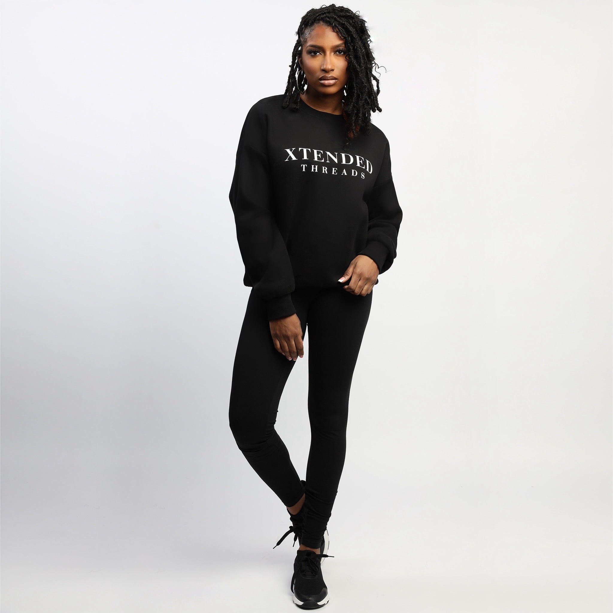 HIGH-WAIST SIGNATURE LEGGINGS - Black